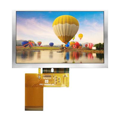 China High Brightness Sunlight Readable TFT Display 5 Inch IC ST7262 for sale