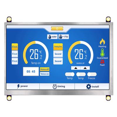 China 22 pin 1024x600 LCD de 7 pulgadas HI, TFT multipropósito IPS Display HTM-TFT070A07-HI en venta