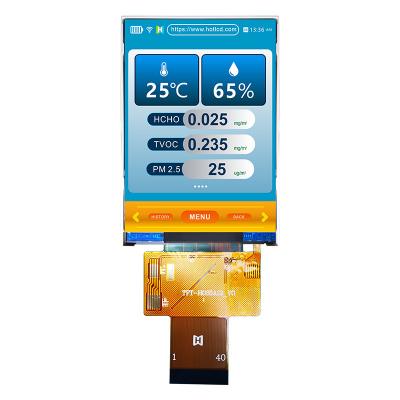 China 3.5 Inch 320x480 Sunlight Readable ST7796 TFT LCD Display MCU For Industrial Control for sale