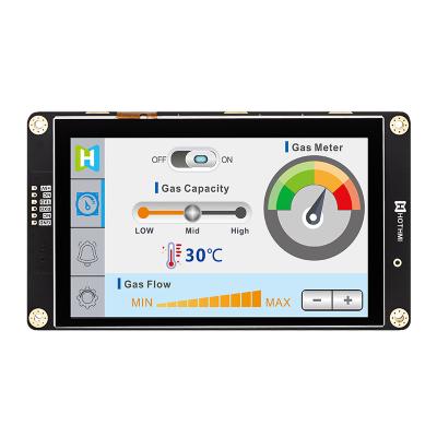 Chine 5 panneau d'affichage périodique futé de module de l'écran 800x480 UART TFT LCD de pouce avec le contact capacitif à vendre