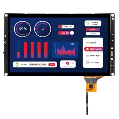 China 10.1 Inch HI IPS 1024x600 TFT LCD Module Display Capacitive Touch With Raspberry Pi for sale