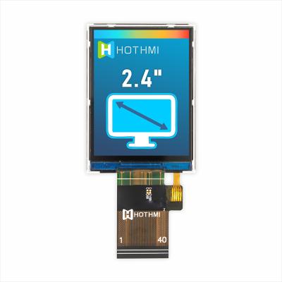 China 2.4-inch IPS TFT full-viewing LCD display/240x320 dot matrix transflective TFT/ST7789/MCU interface/visible under sunlight/3.3V/C8051/Arduino/STM32 for sale