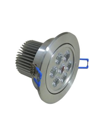 中国 低い電力 85 - Alu 及びガラス LED の天井ランプ 7W のセリウムの RoHS の承認をダイカストで形造る 265V 50HZ 販売のため