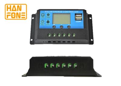 China Regulador azul 12V/24V de la energía solar del interruptor auto PWM con el puerto de USB dual en venta