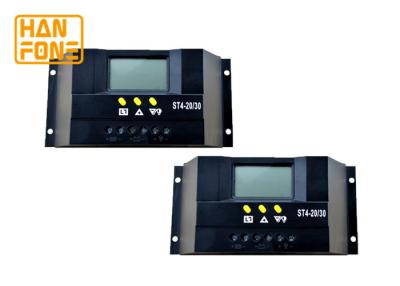 China LCD 30A Pwm Solar Charge Controller Regulator 12v 24v Auto Swich Black Color for sale