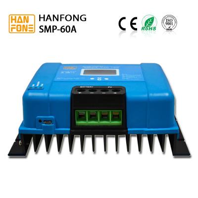 China Van de het Zonnepaneelmacht van Ce RoHS Blauw MPPT van de het Systeem12v 24V 48V Nominale spanning 60A MPPT Zonne de Lastencontrolemechanisme met LCD Vertoning Te koop