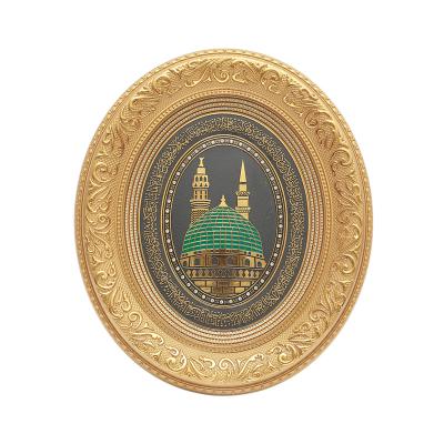 China Art Deco Muslim Home Decoration Art Arabic Calligraphy Plastic Wall Islamic Art Wall Decoration for sale