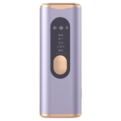 China 2023 Mini Painless Dropshipping Portable Laser Hair Removal Machine Women Portable Home Hand Attached Hair Removal for sale