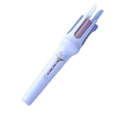 China Hair Curler Factory Supply Easy Use Ceramic Coating Automatic Rotating Curling Iron One Step Hair Curler With LCD Display for sale