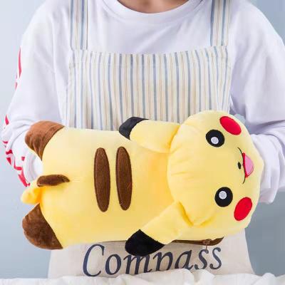 China Pikachu Outdoor Cartoon Treasure Cartoon Electric Hot Plush Charging Hot Water Bag Detachable Hand Warmer Kids for sale