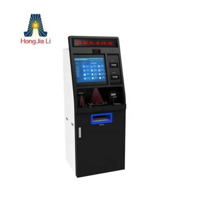 China Mainly for indoor use self service payment kiosk machine. Supermarket Self Checkout Kiosk Cash Payment Machine with QR Scanner and Camera (HJL-7946) for sale