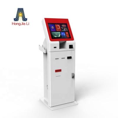 China Electronic payment machine terminal/kiosk case/banknote printing touch screen made in China for sale