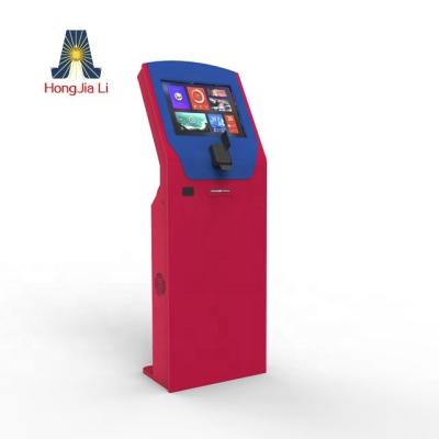 China Mainly for indoor use self service payment kiosk machine. Custom Dual Touch Screen Smart Self-Service Payment Information Kiosk And Multi Function Library Self-Service Kiosk (HJL-0713A) for sale