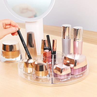 China Sustainable Single Lay Around Rotating Cosmetic Make Up Makeup Storage for sale