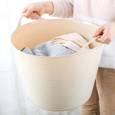 China Sustainable Bathroom Clothes Storage Laundry Laundry Organizer Plastic Dirty Containers for sale