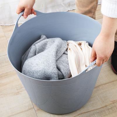 China Transitional Hot Selling Plastic Dirty Laundry Hamper Laundry Basket for sale