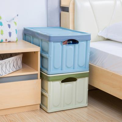 China Large Sustainable Plastic PP Clothes Organizers Storage Boxes for sale