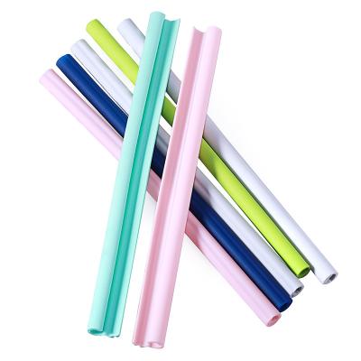 China Shenzhen Sells Bpa Free Silicone Openable Straw for Travel Custom Color 230*11mm/17g for sale