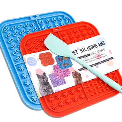 China Slow Feeder Licking Pad Silicone Dog Lick Mat for Pets Stocked Not Applicable Voltage for sale