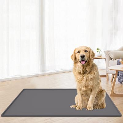 Chine Couleur personnalisée Tapis de nourriture pour chiens en silicone plateau antidérapant tapis d'alimentation pour animaux de compagnie sans BPA à vendre