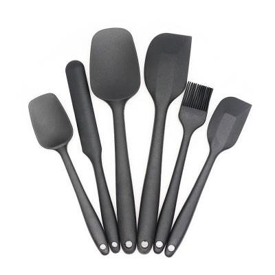 China Silicone Nylon Baking Spoon and Spatula Set for High Temperature Baking in Kitchen for sale