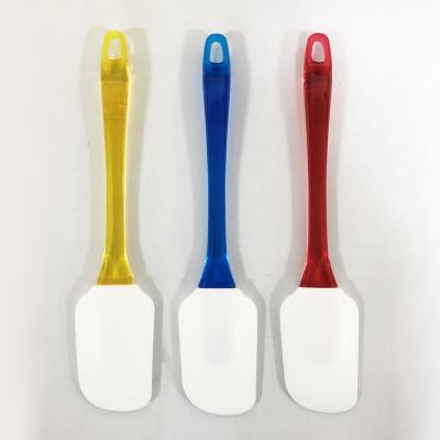 China Silicone Mixing Cream Butter Scraper Spatula Cake Tool with Kit Number 1 and Custom Logo for sale