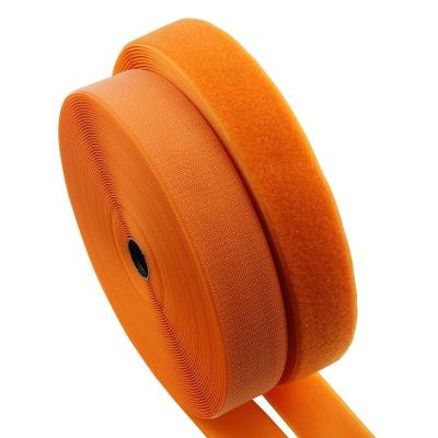 China FREE SAMPLE Customized Color Viable Sew On Nylon Hook And Loop Fastener Tape Hook And Loop Strap for sale