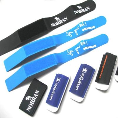 China Viable SAMPLE FREE Customized Printed Logo Back To Back Hook And Cable Tie for sale