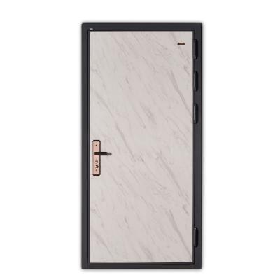 China Front Doors Exterior Doors Security Single Top Anti-theft Modern Steel Door For Home for sale