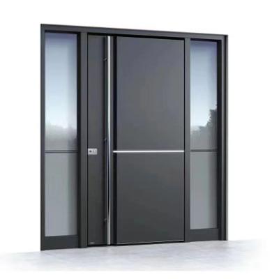 China Design Anti-theft Luxury Base Track Security Door Apartment Door Steel Entry Doors for sale