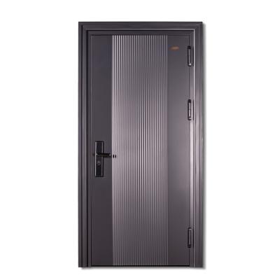 China Anti-theft Security Steel Door Hot Sale Base Track Modern Security Interior Door for sale