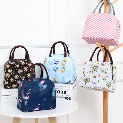 China Xiaoqing New Printing Insulation Bag Daily Korean Ice Pack Large Capacity Printing Portable Bento Bag Lunch Bag for sale