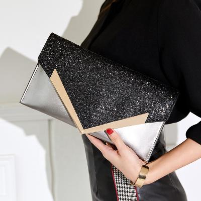 China Party Evening Purse Clutch Bag 2020 Fancy Crystal Rhinestone Clutch Bag For Women Formal Party Leather Envelope Evening Handbags Wedding Prom Satchel Purse for sale