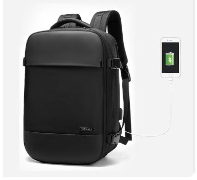 China With USB Laptop Backpack Business Travel Work Computer Anti-Theft Backpack With USB 15.6 Inch Large Left Filling Lightweight College Bag for sale