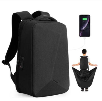 China With 2022 USB Lock Business Backpacks Men Laptop Backpack Filling Bag With SBS Designer Magic Zipper Coat Waterproof Backpack for sale