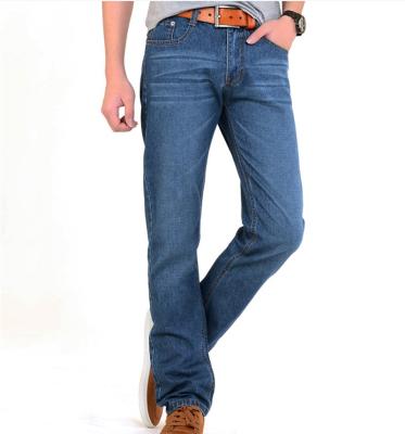 China Inventories Wholesale Breathable Men Bleach Denim Cotton Jeans Spandex Technics In Stock for sale