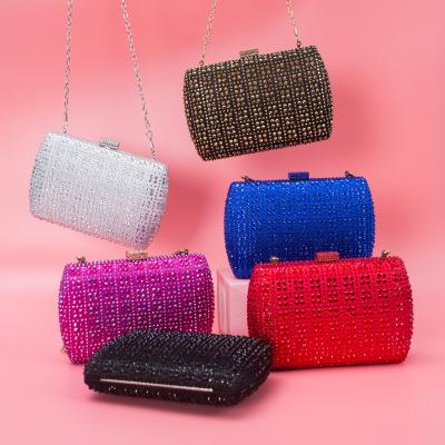 China Luxury Fashion Rhinestone Crystal Clutch Evening Bag Women Purse Rhinestone Evening Clutch Bag Women Purse For Wedding for sale