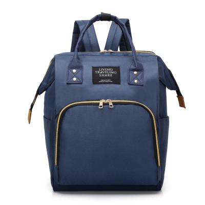 China Cheap Outdoor Water Resistant Factory Yearbook Mom Baby Diaper Bag Backpack For Travel Oxford Cloth for sale