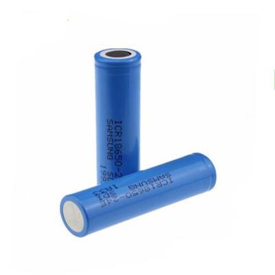 China SAMSUNG ICR18650-24E 2400mAh 18650 3.7V battery cell Samsung SDI 18650 Rechargeable Samsung 18650 cheap battery cells for sale