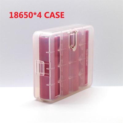 China 18650 plastic battery case for 4pcs 18650 size batteries, 4*18650 battery case, high quality 18650 plastic storage case for sale