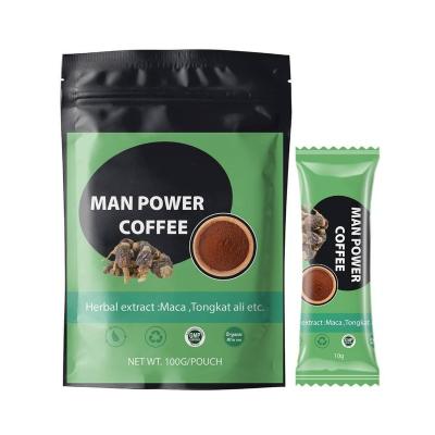 China Supplying Natural Herbal Energy Maca Extract Labor Energy Coffee OEM/ODM Tongkat Ali Instant Energy Coffee For Men for sale