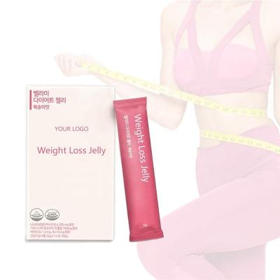 China Weight Loss OEM Customized Collagen Jelly Fruit Flavor Jelly Zero Low Calorie Private Label Sugar Slim Weight Loss Jelly for sale