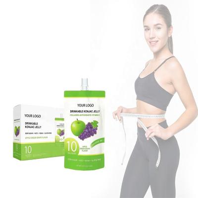 China Konjac Weight Loss Supplement OEM/ODM Jelly Drink Private Label Vitamin with Collagen Weight Loss Slimming Jelly Konjac Jelly for sale