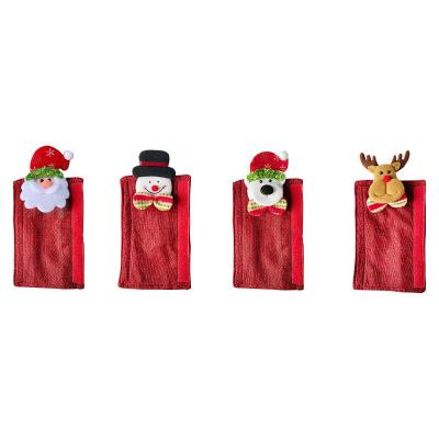 China New Amazon Canvas Hot Selling Trending Christmas Decorate Gift 8PCS Per Handle Set Cover for sale