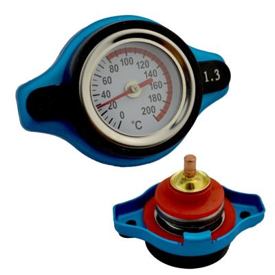 China Thermo radiator cap with universal water temperature gauge for sale