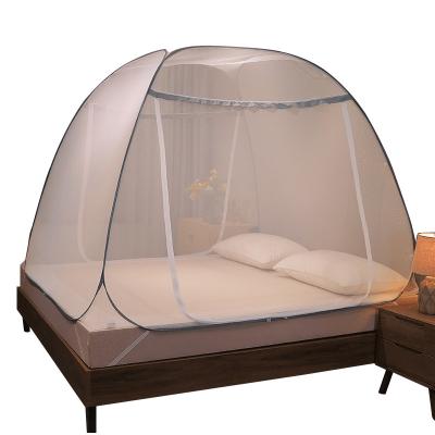 China New Design Small Size-topped High Quality Folded Dome Bed Mosquito Net Tent for sale