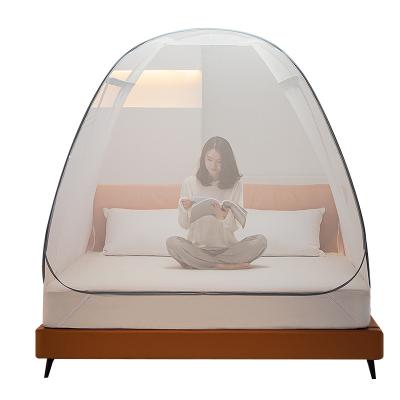 China New Foldable Small Size-Completed Free Installation Folded Free Installation Summer Mosquito Net For Adults And Children Bed Nets for sale