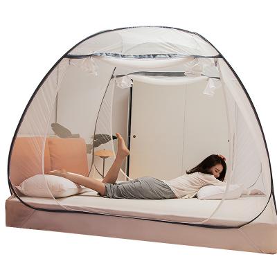 China Folded Dome Roof Anti-Fall Anti-fall Cheap Hot Sale Cheap Free Installation Small Mosquito Net With Humanized Details Design Bed Bets for sale