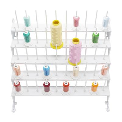 China Sewing Accessories Thread Holder for 60 Spools Large Thread Wall Mounted Rack Thread Holder with Long Pegs for sale