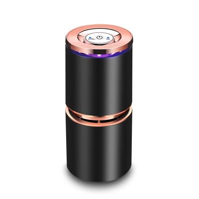 China Simple Operation Mini Air Purifier HEPA Filter Household Portable Low Noise UV-C Car Air Purifier for sale